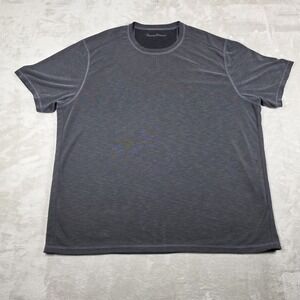 Tommy Bahama Men's Shirt Sz XXL Short Sleeve Gray